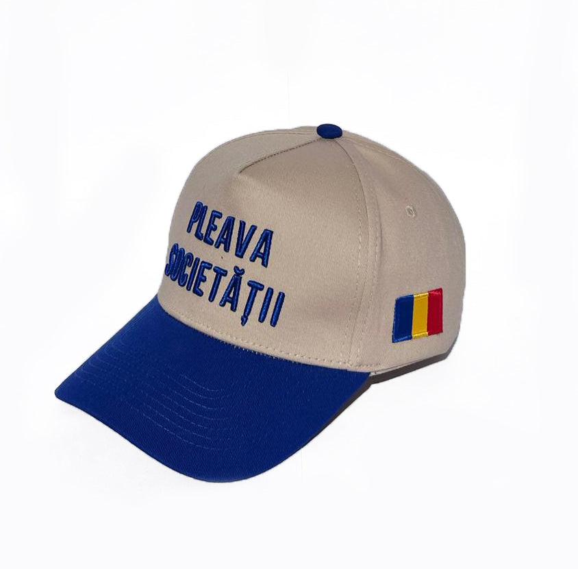 Șapca "Pleava Societății" - Albastrul Izvoarelor - EDIȚIE LIMITATĂ